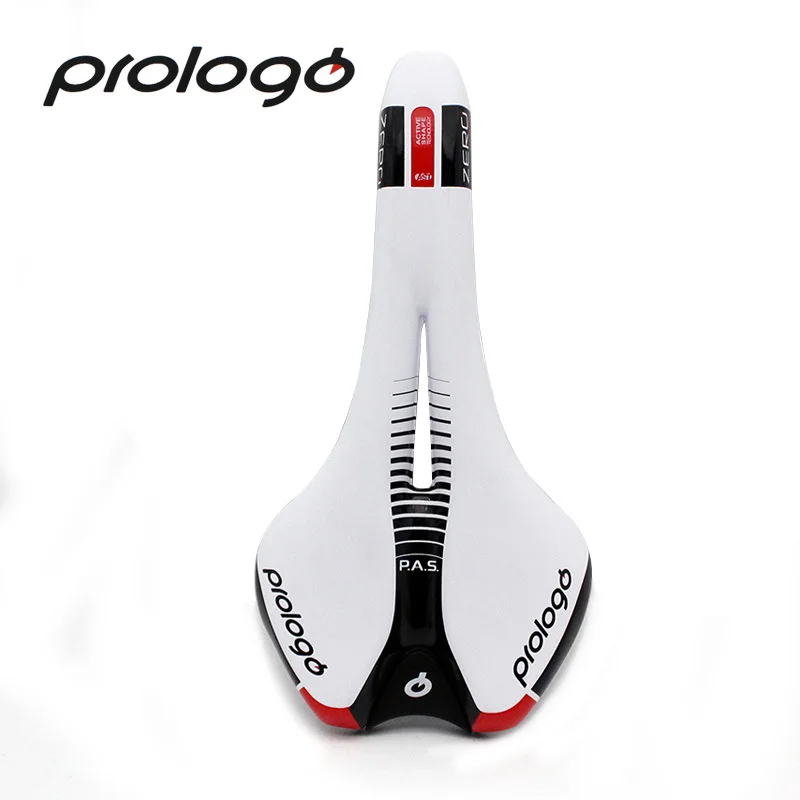 Белый Prologo ZERO II SPACE T2.0 подлинный авторизованный велосипедное седло для MTB шоссейного велосипеда велосипедное седло противоскользящее гелевое 273x141 мм 266 г - Цвет: Белый