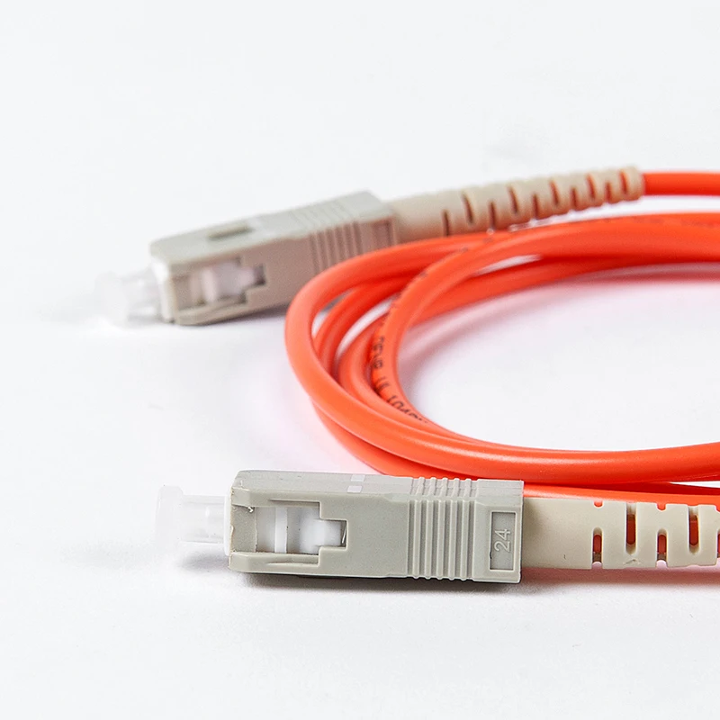 15m SC/UPC-SC/UPC Simplex 2.0mm OM1 Multimode Fiber Optic Patch Cord 5pcs/lot | Equipment