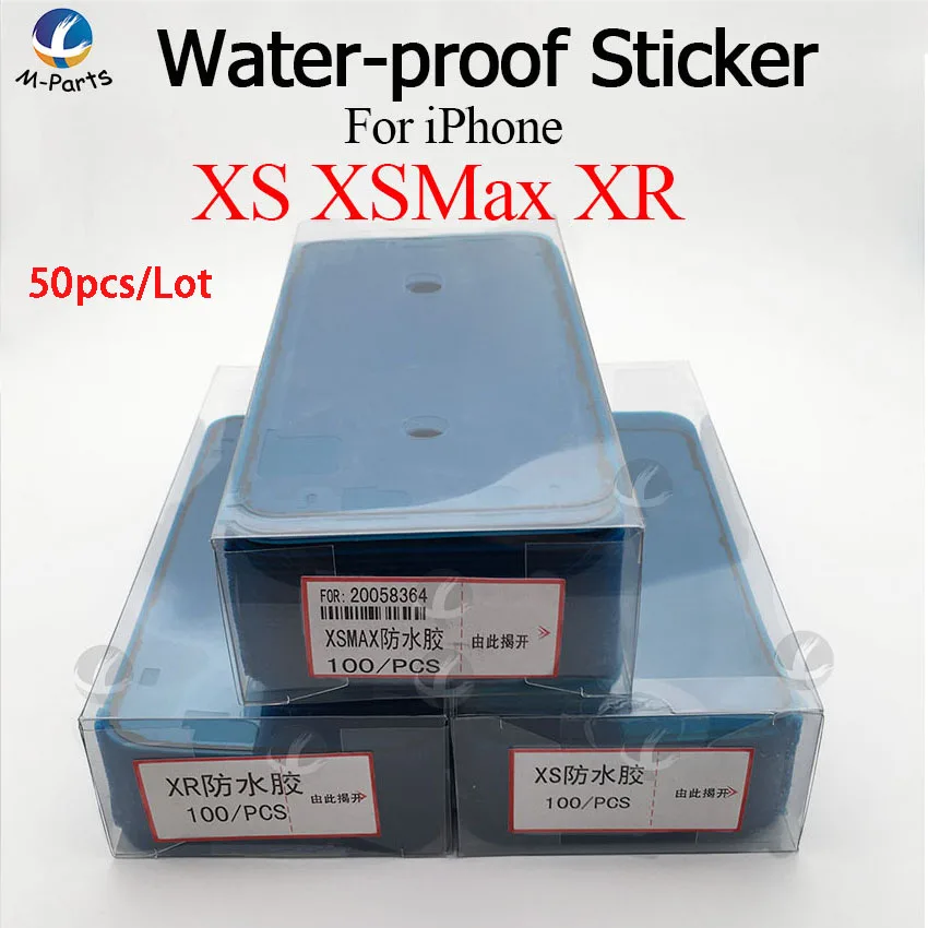 

50 шт./лот водонепроницаемый клей для iPhone 6 6S 6SP 7 7P 8 8P Plus X XS XR XSM 11 Pro Max 11Pro 11Max SE2 наклейка на рамку экрана