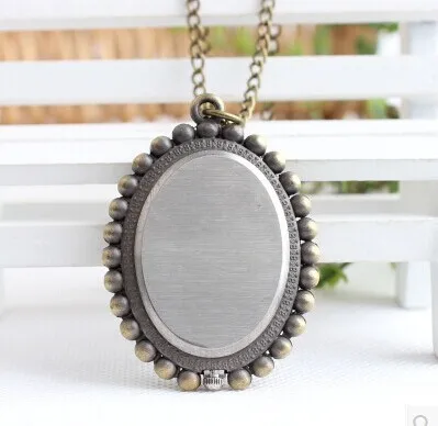 Fashion 2014 Bronze Antique Quartz Simple Flower Pocket Watch for Women Gift Free Shipping Wholesale | Наручные часы