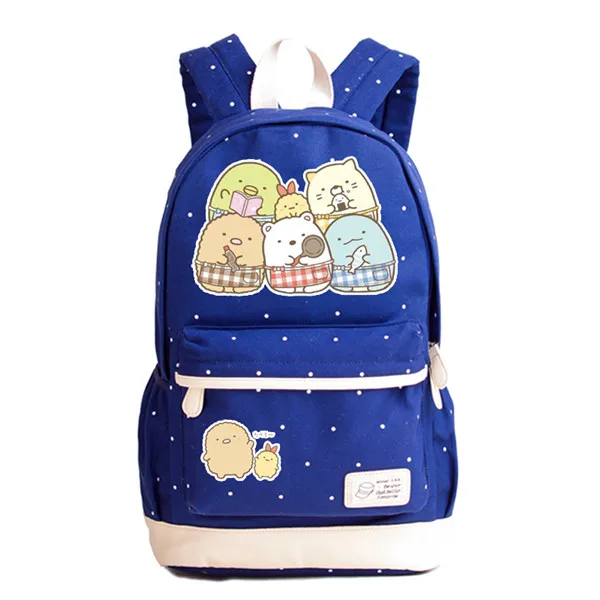22 Kawaii sumikkourashi холщовые школьные сумки милые женские розовые рюкзаки Mochila Feminina девочки походный рюкзак для ноутбука рюкзак - Цвет: 22