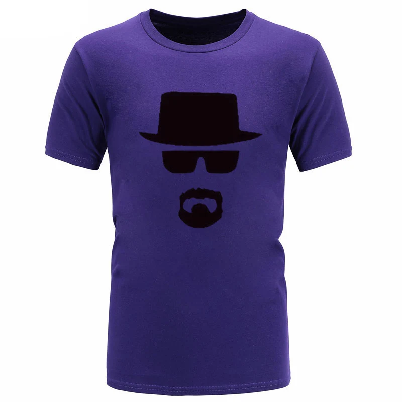 Новинка 2018 модные мужские футболки с коротким рукавом Heisenberg хлопковые Camisetas Hombre