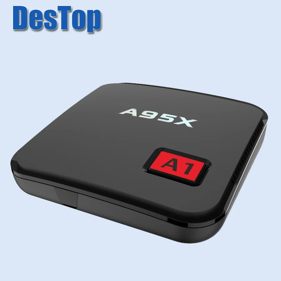 5 шт. A95X A1 ТВ-приставка Amlogic S905X четырехъядерный Cortex-A53 Android 6 0 4K с двумя портами USB 2 HD