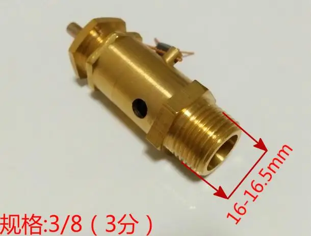 1 шт. 1/8 &quot1/4&quot 3/8 &quot1/2&quot 3/4 &quot1&quot BSPT мужской резьбовой клапан сброса давления