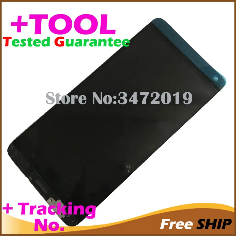 1 шт. проверка мобильного телефона для htc One Max T6 8088 803s ЖК дисплей 809d рамка с черной