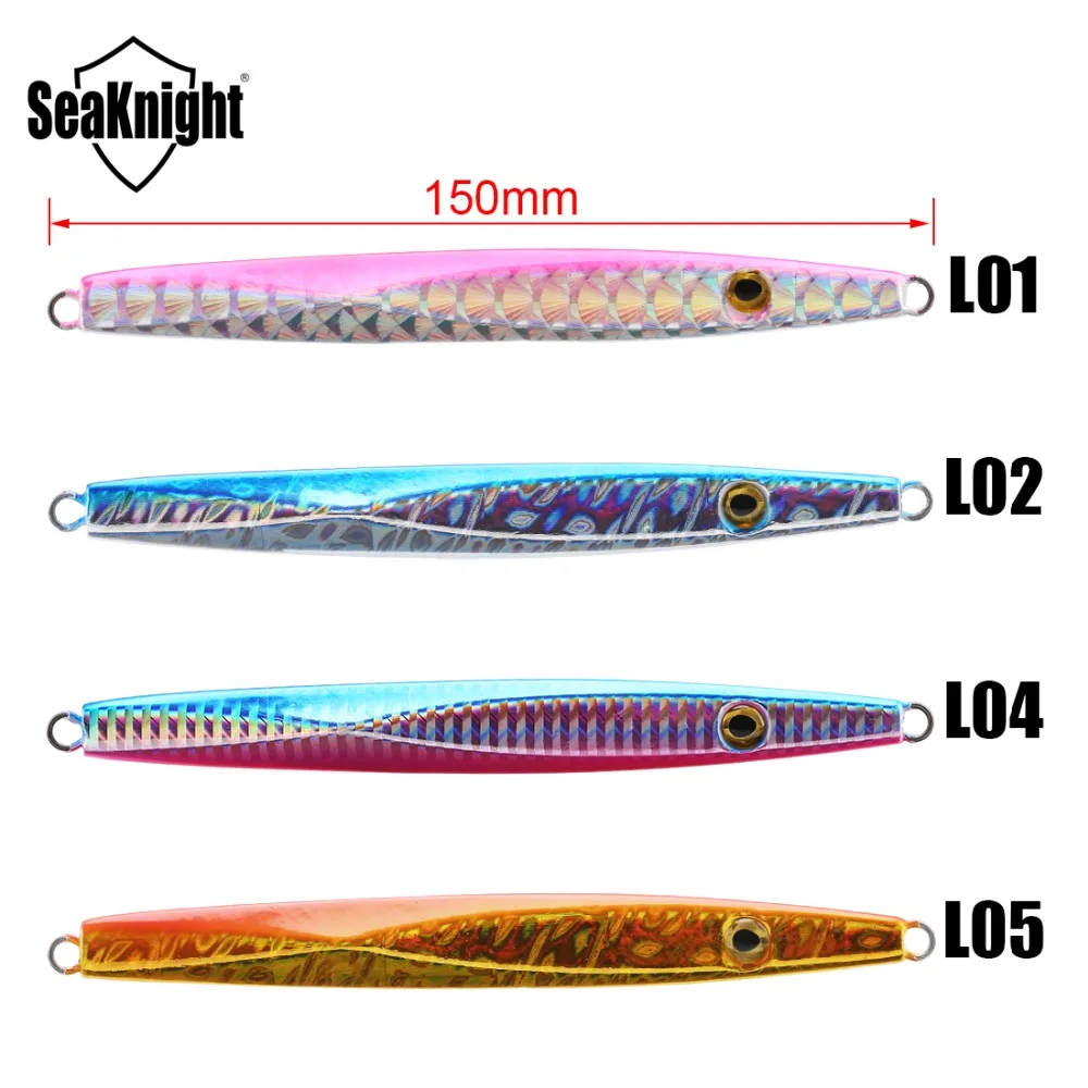 SeaKnight SK303 металлическая рыболовная приманка для джиггинга 1 шт. 100 г 150 мм джиг