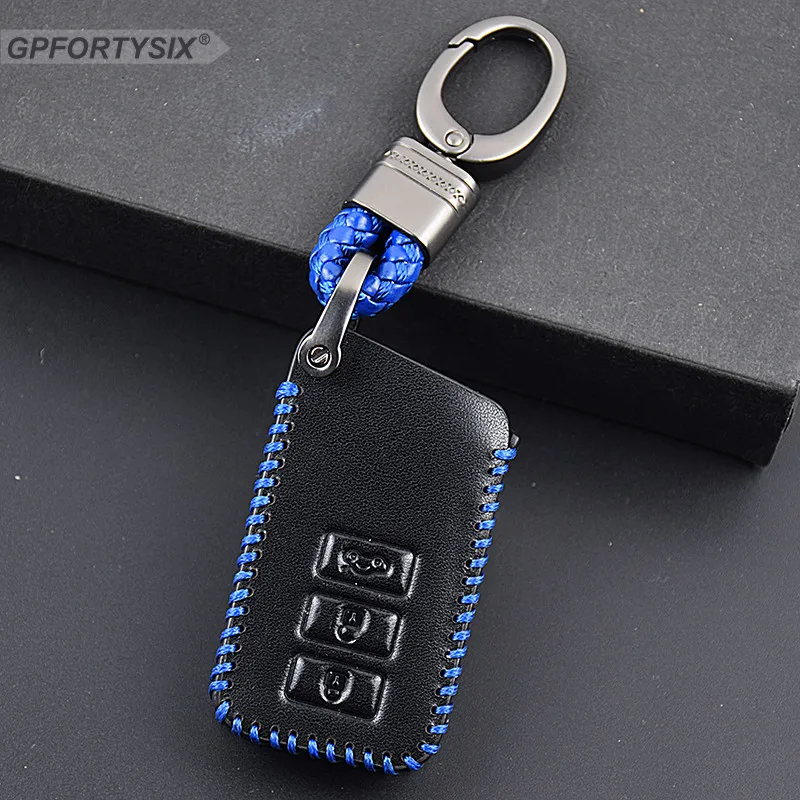 Автомобильный брелок из натуральной кожи с дистанционным управлением чехол для