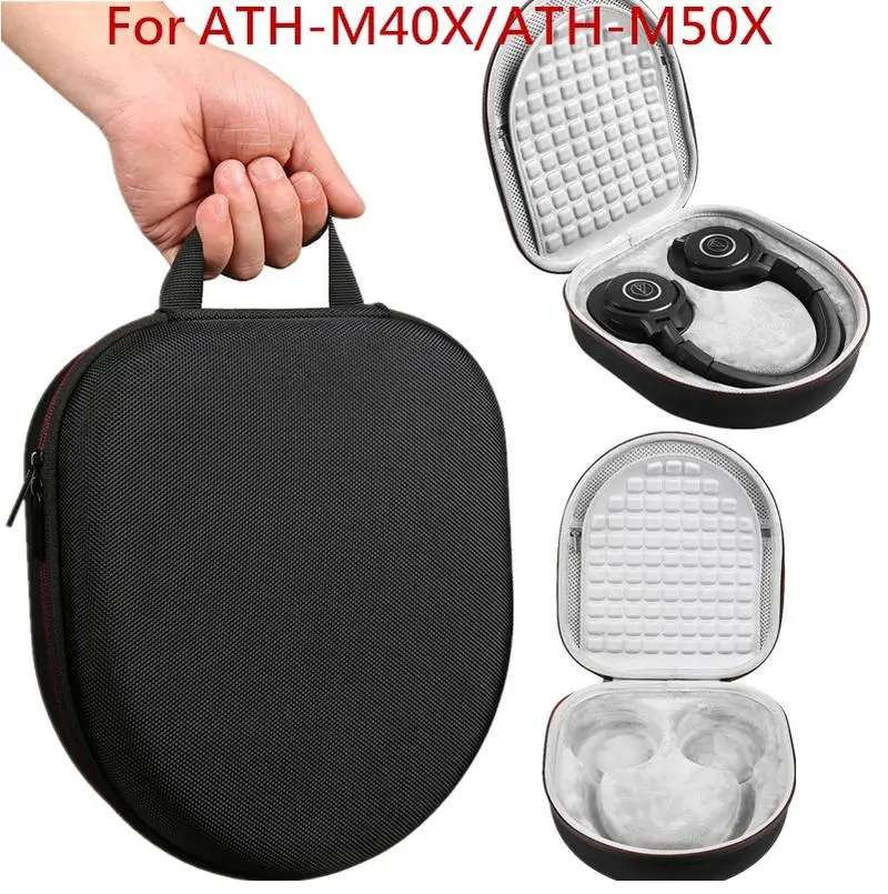 Жесткий ручная дорожная сумка чехол для аудиотехника ATH-M40X/ATH-M50X наушники fr