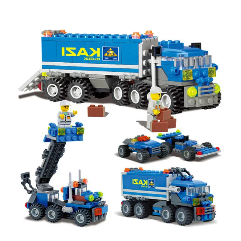 Kazi Legoingly City Car Dumper Truck Building Block 163pc Bricks Educational Construction DIY Birthday Toys For Children | Игрушки и