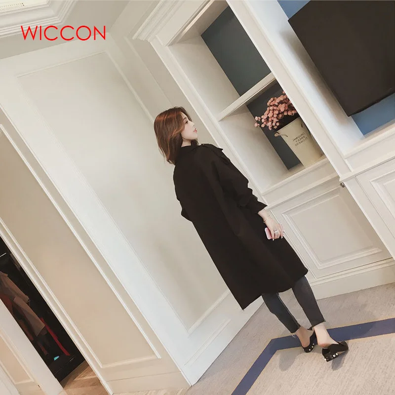 Новые весенние тренчи осенние женские корейские ветровки пальто большого