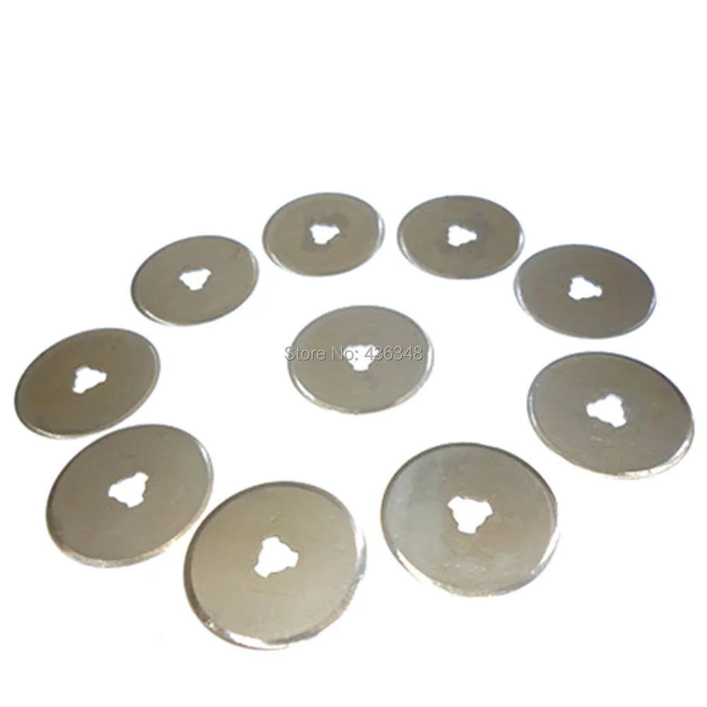 10 шт. 28 мм Вращающийся резак запасные сменные лезвия для шитья одеяла кожи ткани