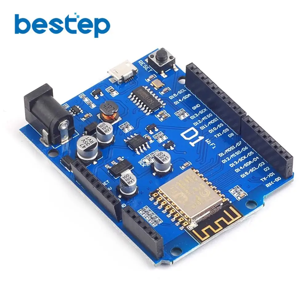 ESP8266 ESP 12E для WeMos D1 CH340 WiFi Беспроводная OTA макетная плата IDE ARDUINO совместимый модуль