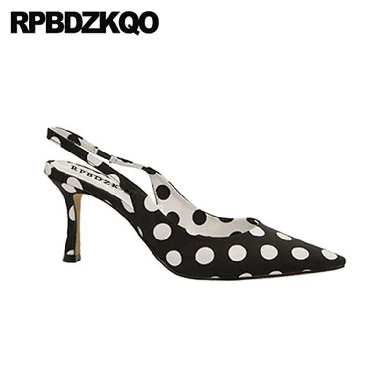 сандалии мода 2018 Slingback высокие каблуки дизайнер 3 дюймовый сатин Scarpin насосы