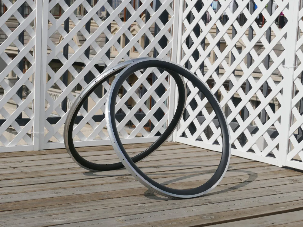 U-образный 38 мм клинчерный углеродный велосипедный обод ширина 23 25 сплав боковые