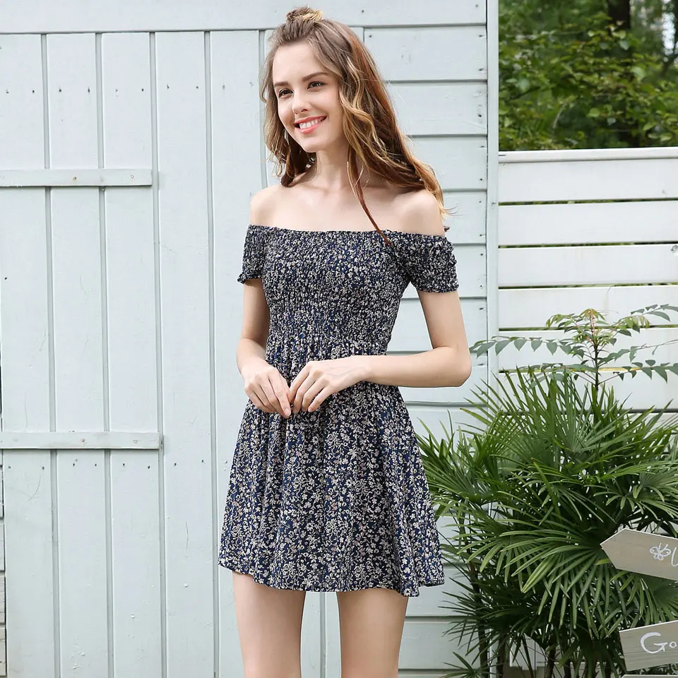 HEE GRAND/Новая мода 2018 Лето Для женщин с открытыми плечами Slash шеи очаровательные