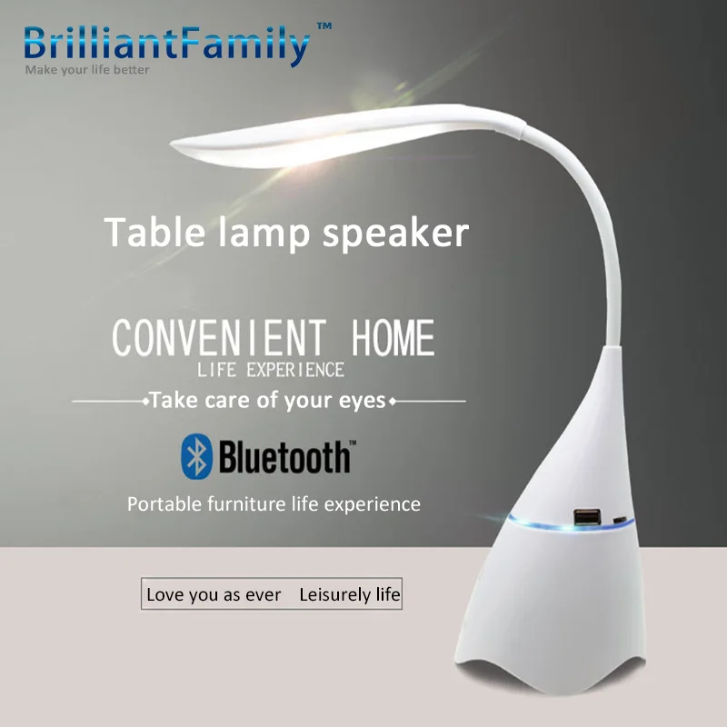 Bluetooth Динамик лампа воспроизведение музыки/Поддержка громкой связи зарядка