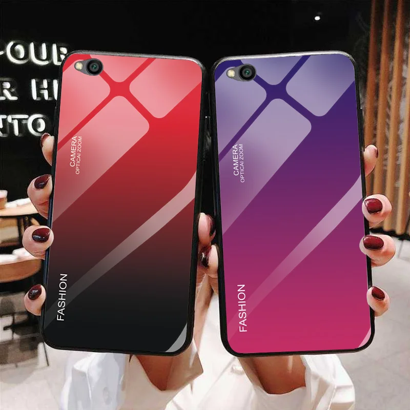 Чехол из закаленного стекла с градиентом YOUVEI для Xiaomi Redmi Go чехол Redmigo 5 0 дюймов |