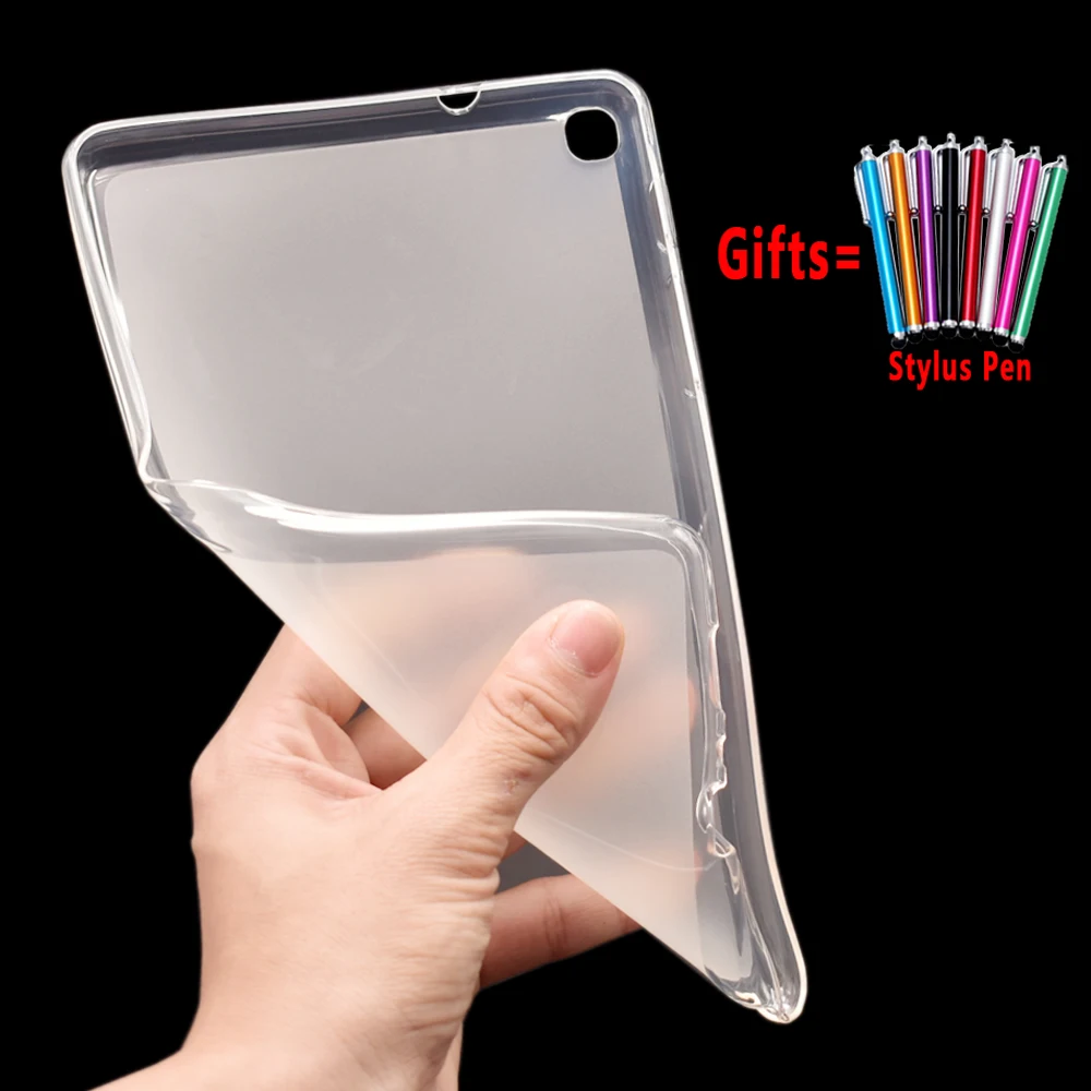 Тонкий чехол для Samsung Galaxy Tab A 8 Plus с S Pen 2019 0 SM P200 P205 крышка ТПУ Мягкий противоударный