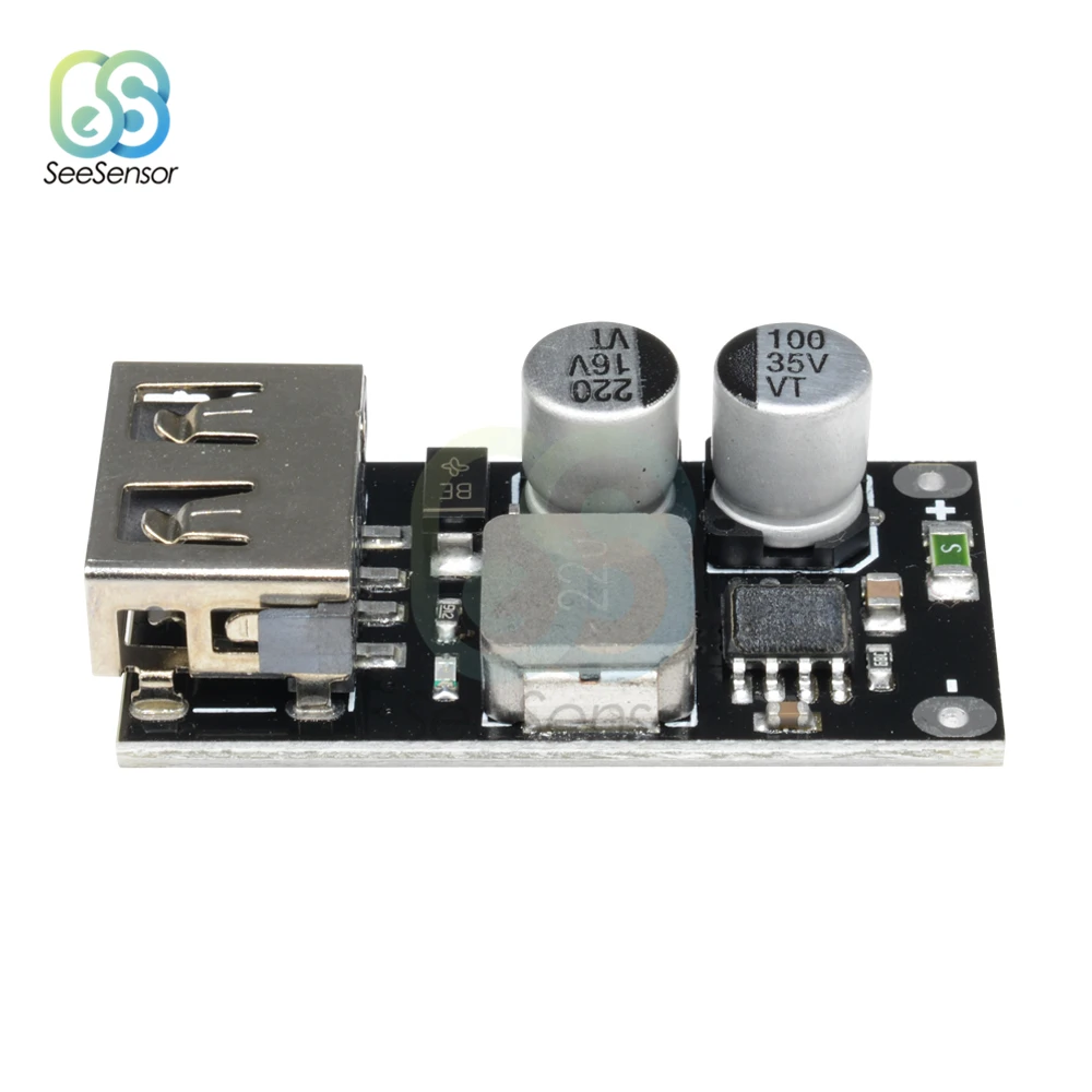 QC3.0 QC2.0 DC-DC понижающий преобразователь USB зарядный модуль 6-32 в 9 12 В 24 для быстрой
