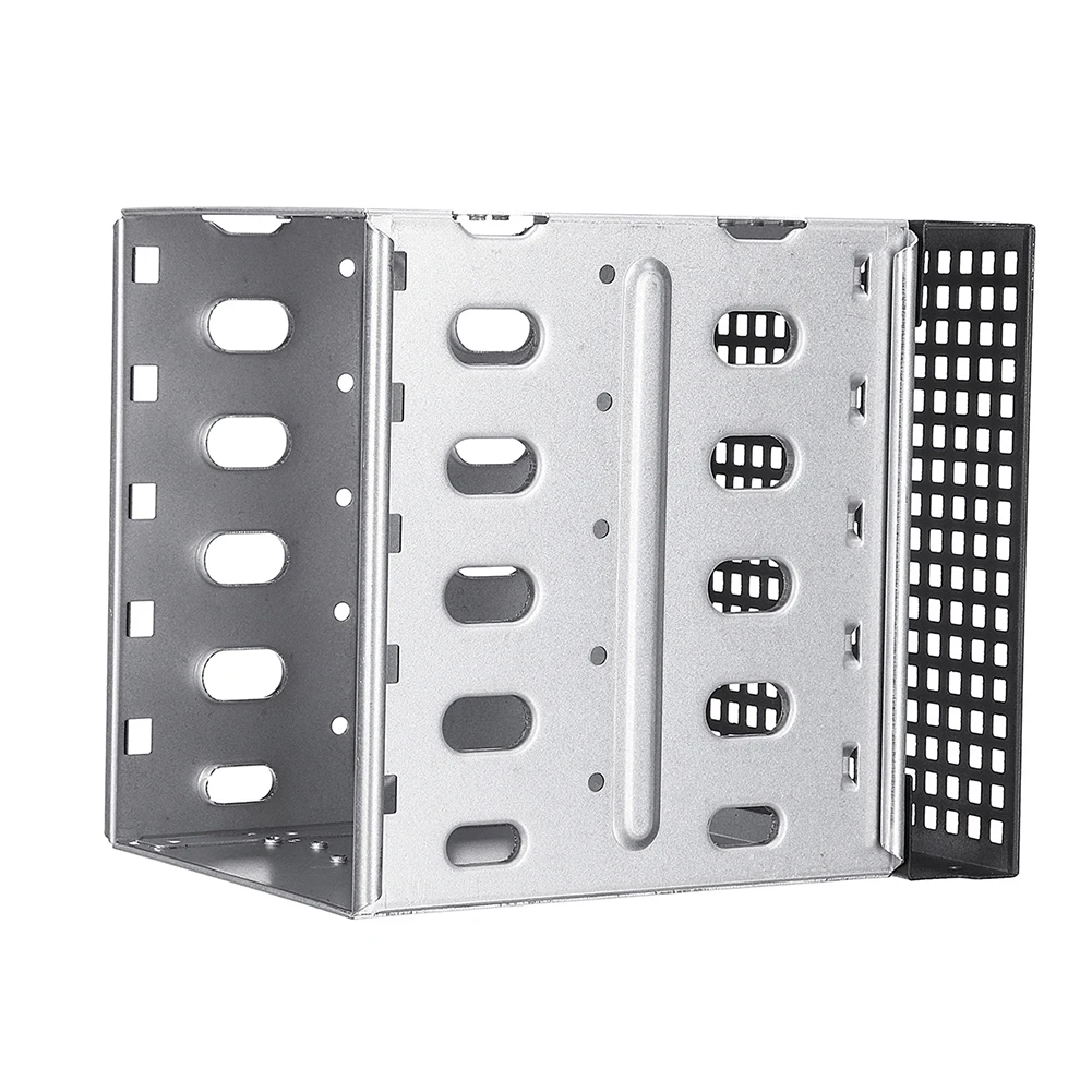 Новинка, 5 слотов, 3,5 дюймов, SATA SAS, HDD Cage Rack, Жесткий драйвер, лоток Caddy с вентилятором