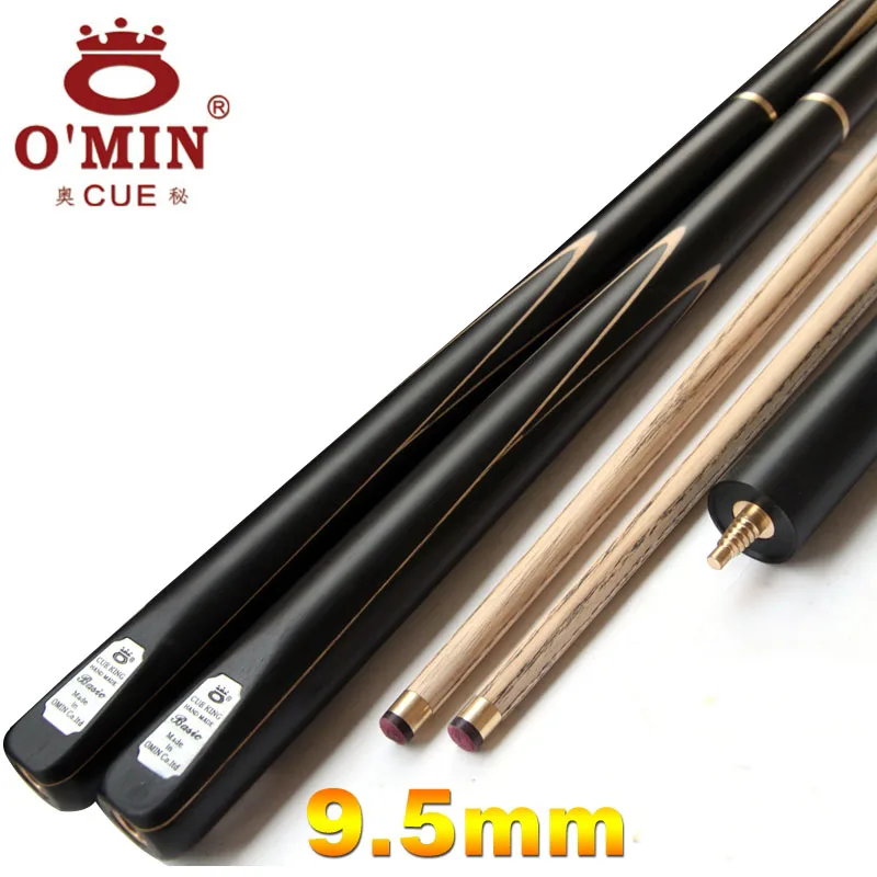 OMIN снукер кий, модель Assassin, cue tip 9,5 мм/11,5 мм, Длина 145 см, 3/4 Jointed cues, ручной работы кий