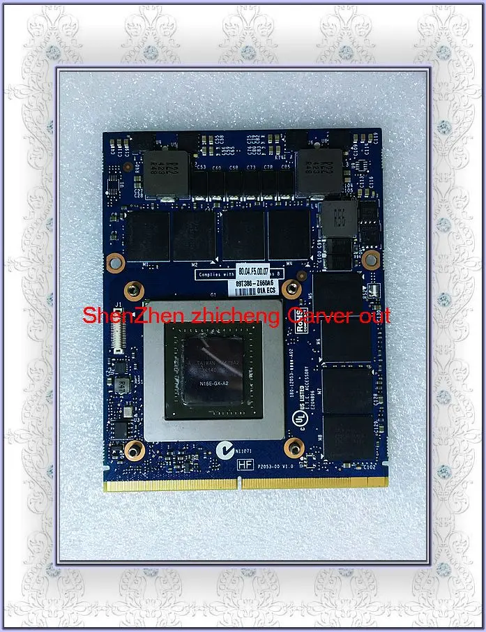 Для ноутбука DELL M17X R5 M18X R3 W9RVN 0W9RVN GTX880M GTX 880M N15E-GX-A2 DDR5 8 Гб видеокарта | Компьютеры и