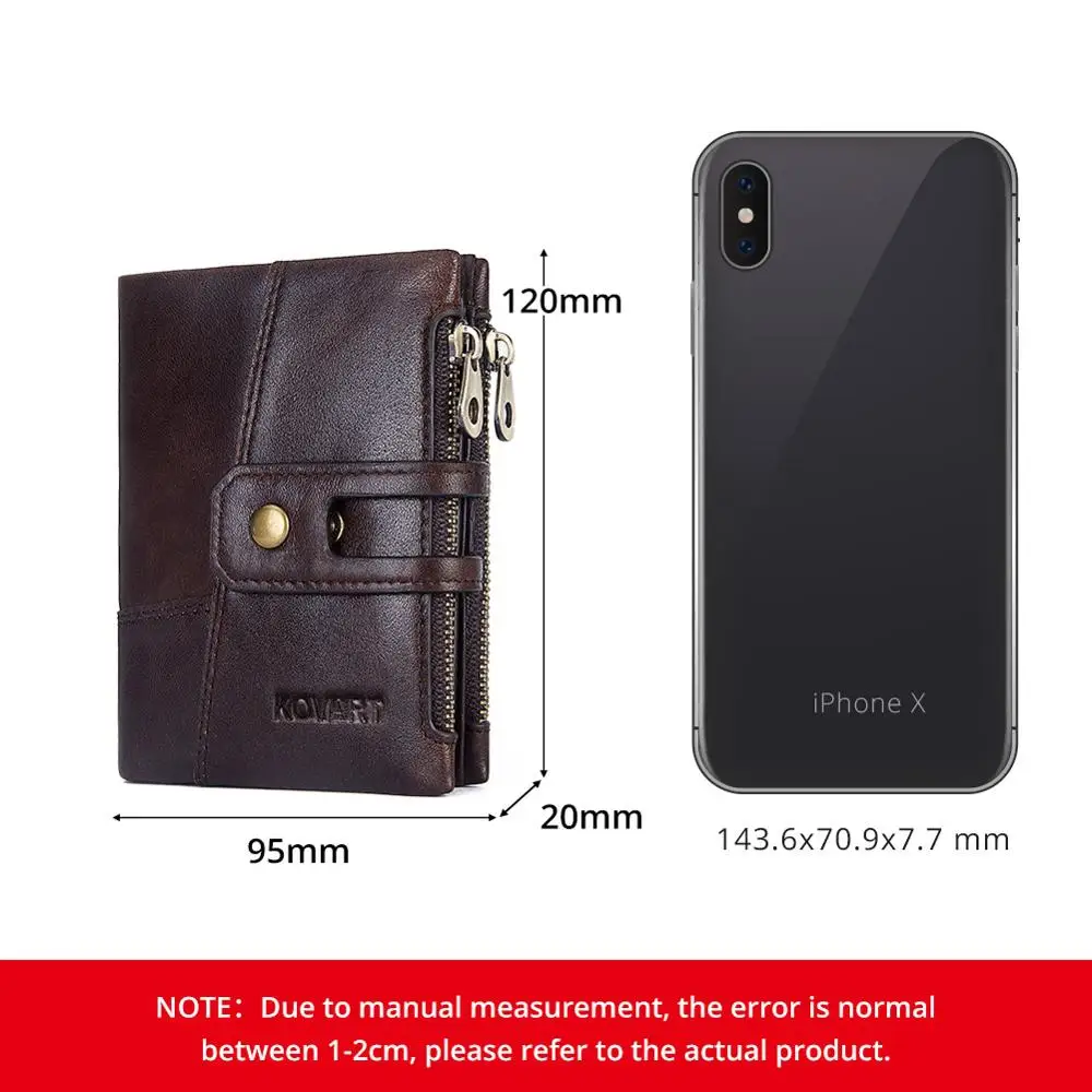 Мужской кошелек из натуральной кожи короткий кожаный клатч гарантия качества