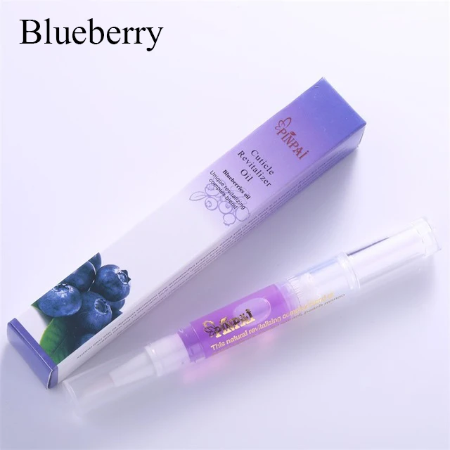 Blueberry 15 Запах ногтей питание масло ручка для росписи лаком для ногтей Лечение ногтей кутикулы восстанавливающее масло Предотвращение Agnail питание кожи Маникюр Уход Инструмент - Цвет: Blueberry