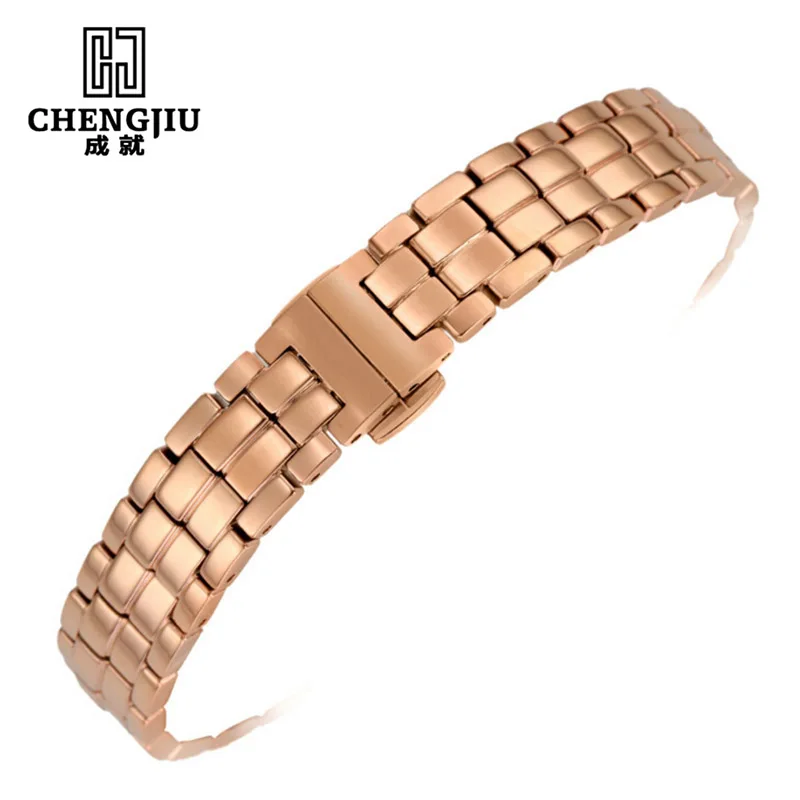 Нержавеющая сталь ремешок для Tissot 1853 t094/МИДО группы 12 мм Смотреть Band Для женщин