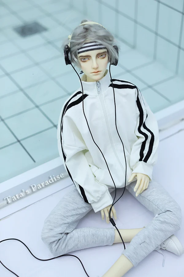 1/4 1/3 весы BJD одежда аксессуары искусственная кожа Однотонная куртка для