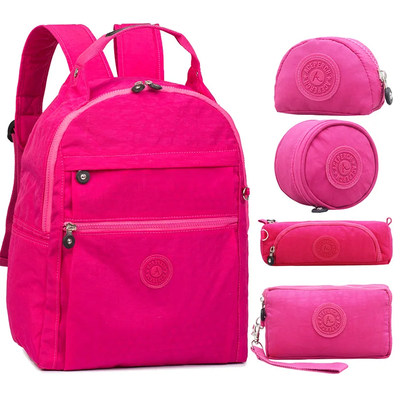 ACEPERCH, Женский рюкзак, Feminina Mochilas Mujer, школьный рюкзак, рюкзаки для девочек-подростков, рюкзак для путешествий, рюкзак, Sac A Dos - Цвет: Rose Red