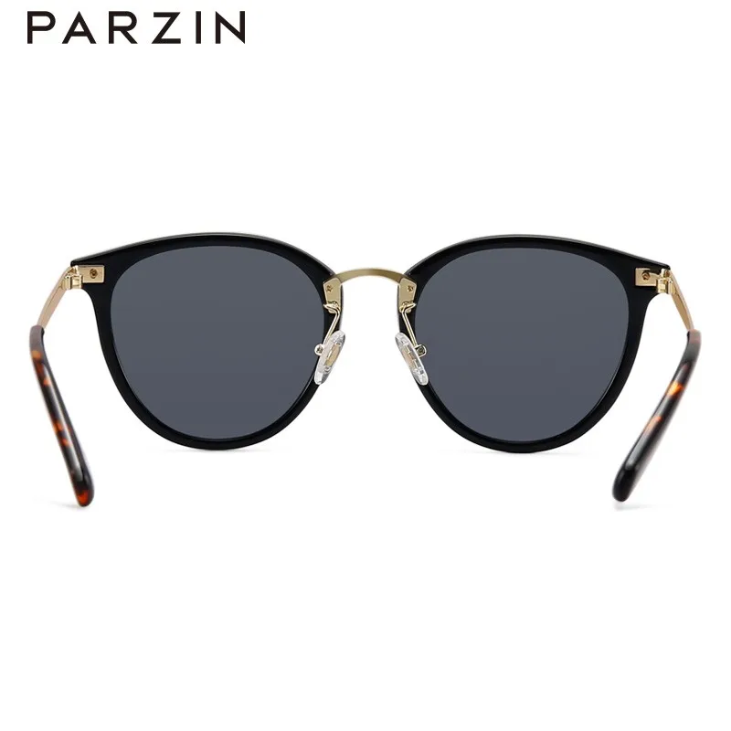 Женские поляризованные солнцезащитные очки PARZIN, Luxury Brand Retro женские высококачественные старинные цветное зеркальное покрытие пляж солнцезащитный козырек