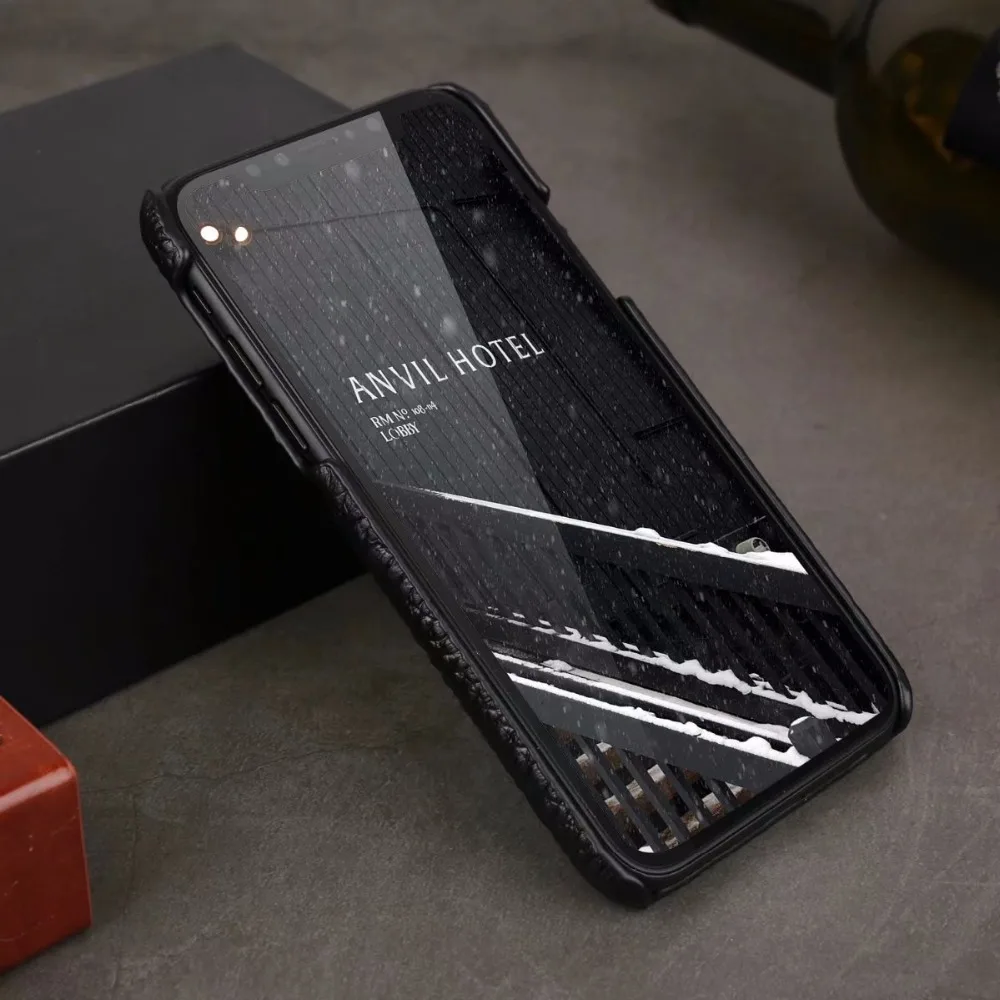 Высокое качество Роскошный головы крокодила Подлинная Кожаный чехол для iPhone х