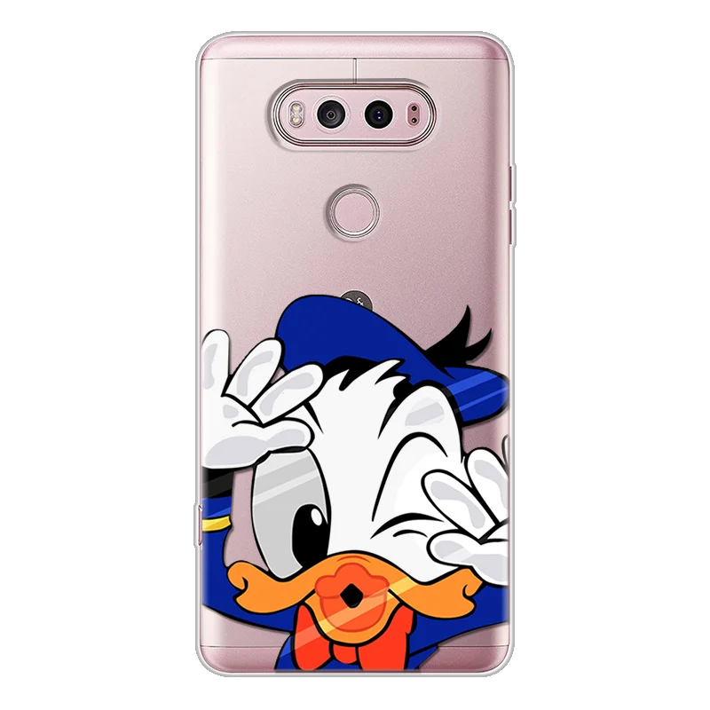 tanglaoy С милым мультипликационным принтом для LG G4 G5 G6 Q6 K4 K5 K8 K10 V20 V30 X Мощность 2 G8 чехол thinq силиконовый ультра прозрачный мягкий силиконовый чехол из ТПУ с отделениями для карт Coque - Цвет: tanglaoy