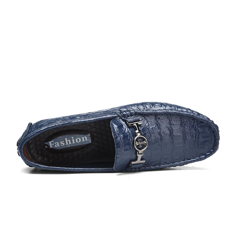 Manual Suture Genuine Cowhide Peas Shoe Tenis Casual Loafers Men Flat Leather Walking Slip On British Shoes Large Sizes | Обувь