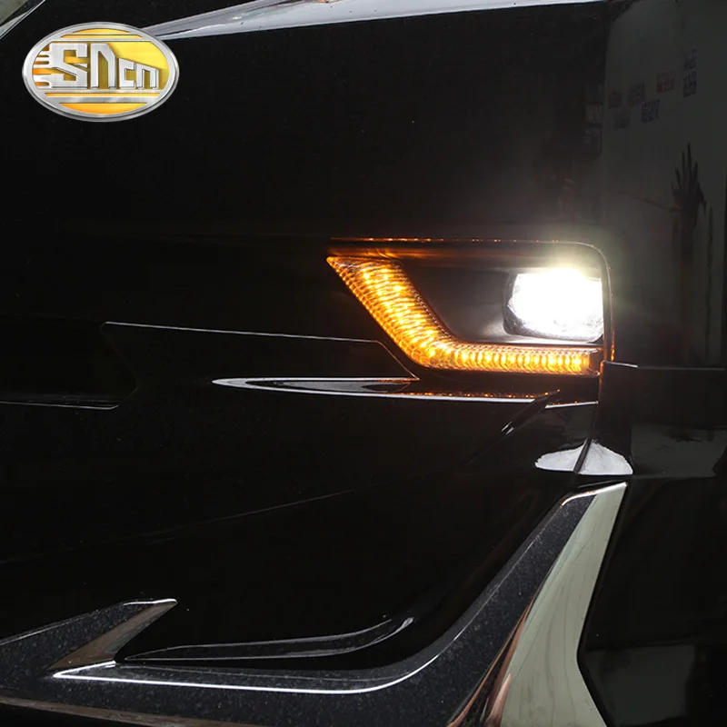 SNCN 2 шт. светодиодный дневные ходовые огни светильник для Toyota Land Cruiser Prado автомобильные аксессуары Водонепроницаемый 12 В DRL Противотуманные фары украшения