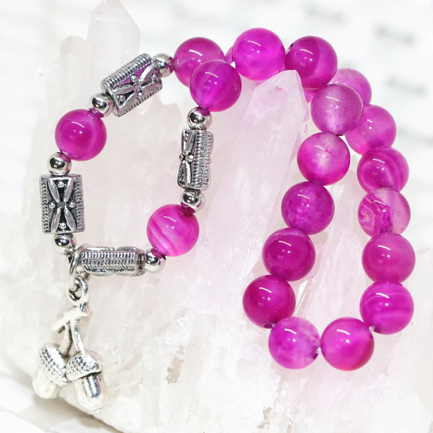 Factory Outlet в богемном стиле браслет натуральный камень агат сердолик оникс красная