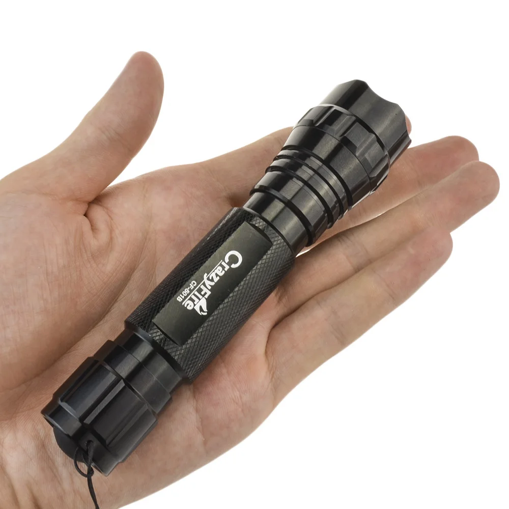 

CrazyFire Led Lamp for Camping Fishing Flashlight T6 XM-L 1000LM Waterproof Light 5 Mode Flashlight 18650 Rechargeable Battery