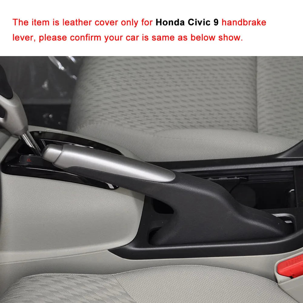 Автомобильные чехлы ручника чехол накладка для Honda CIVIC 9 ручки ручного тормоза из