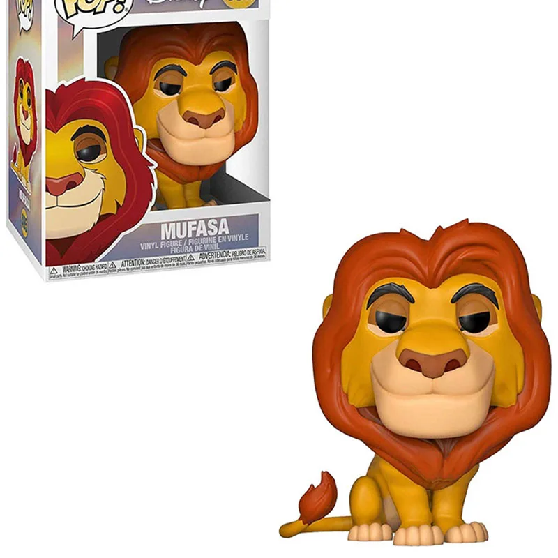 Funko Pop Король Лев муфаса Луау Пумба Симба Виниловая фигурка кукла игрушка мультфильм Король Лев ПВХ фигурка игрушка подарок для детей - Цвет: with retail box