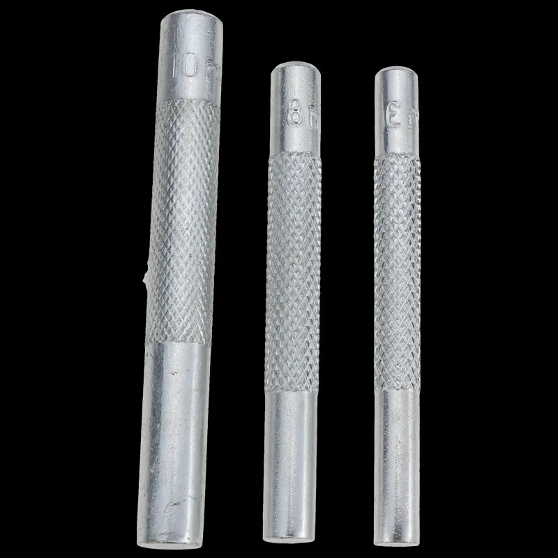 3PCS KiWarm 6/8/10 мм кожаные заклепки в форме гриба из джинсовой ткани с низким вырезом на Обувь в стиле панк сумки кожаные ремни заклепки на одежду круглый удар инструменты для шитья - Цвет: 3PCS