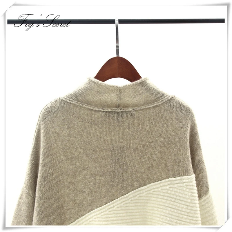 Теплая трикотажная одежда для осени и зимы свободные мягкие женские свитера