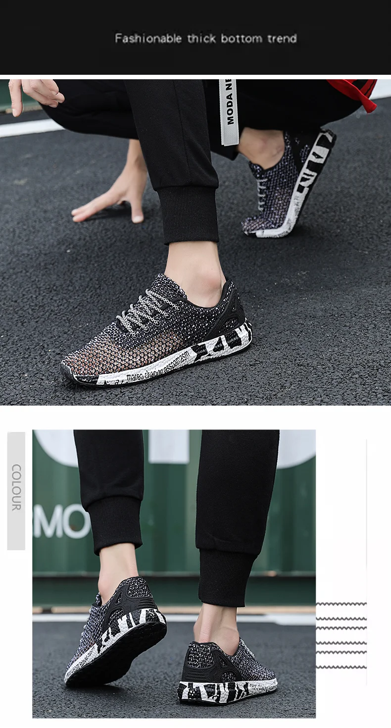 SHANTA/Классические Zapatillas; коллекция года; летние модные сандалии для мужчин; пляжная дышащая мужская обувь из сетчатого материала; брендовая повседневная мужская обувь