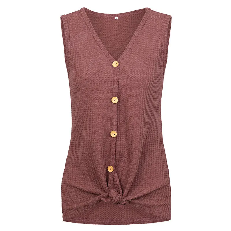 Женская летняя сексуальная майка с v образным вырезом Повседневная свободная