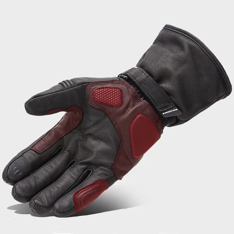 Мотоциклетный гоночный с подогревом Прихватки для мангала guantes moto cicleta Гант rbike luva ciclista кожа сенсорный экран водонепрони