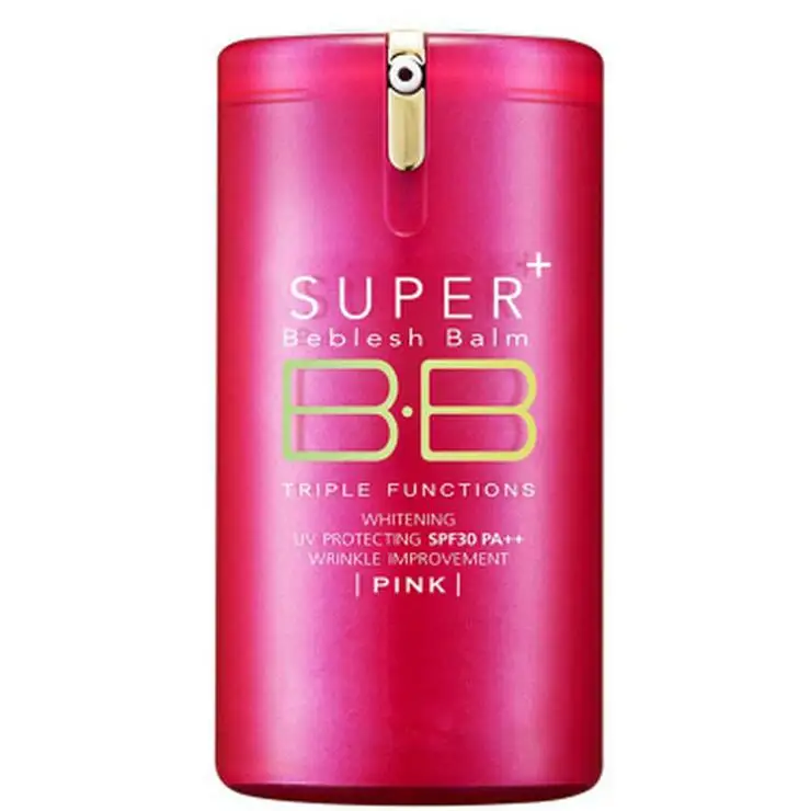 Pink 5 шт. золотой розовый бочонок супер Beblesh Бальзам, ВВ-крем Корейский профессиональный праймер консилер основа солнцезащитный крем SPF30 PA - Цвет: Pink