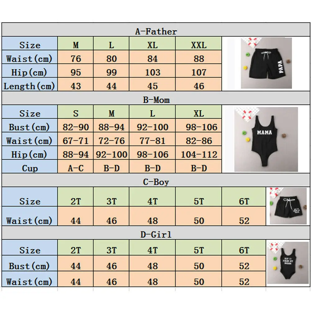 Купальники семейные парные купальники для мамы дочери детей малышей женщин
