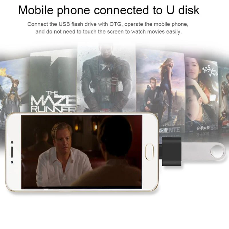 BRSUANG type-C OTG адаптер для телефона конвертер type-C к USB адаптер USB-C порт Разъем для мобильного телефона Мышка для планшета клавиатуры и т. д