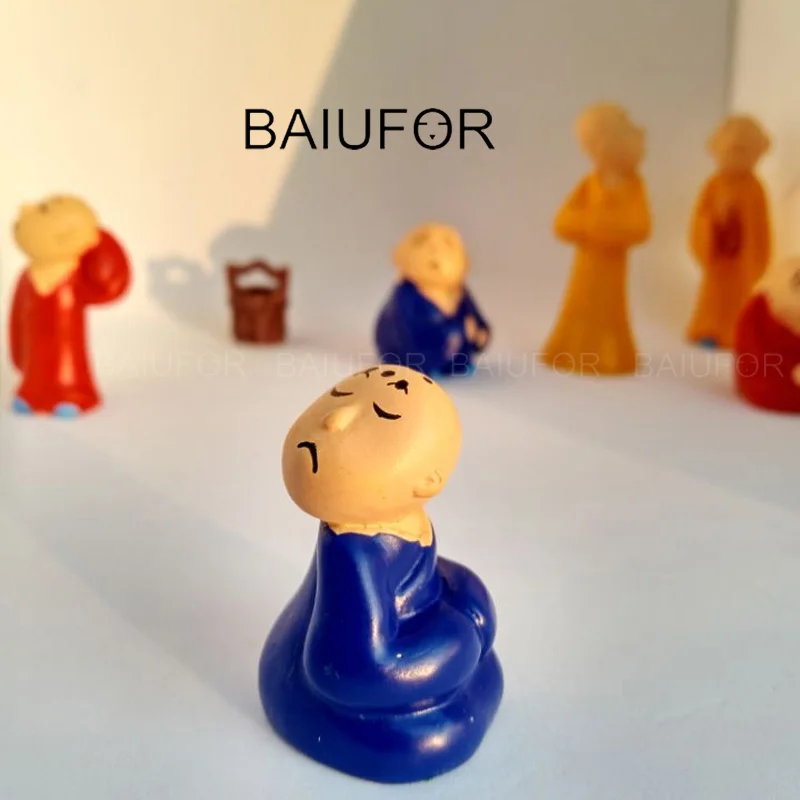 BAIUFOR миниатюры религиозная фигура монах Фея садовый декор террариумы