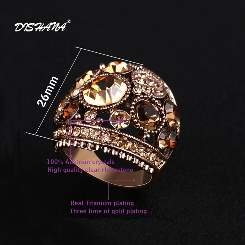 2019 винтажные модные роскошные кольца в стиле панк разноцветные ювелирные